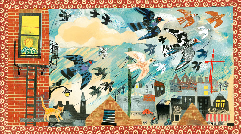 Patchwork Pigeons by Mark Hearld