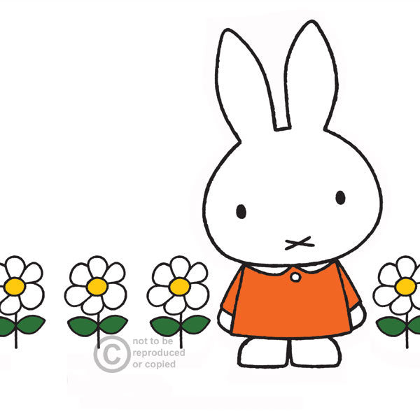Miffy and flowers