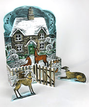 Load image into Gallery viewer, Christmas Cottage Advent Calendar By Angela Harding