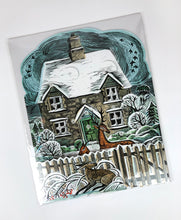 Load image into Gallery viewer, Christmas Cottage Advent Calendar By Angela Harding