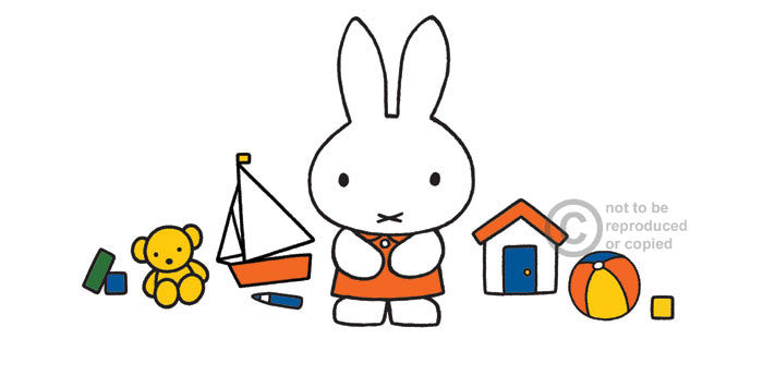 Miffy with her toys