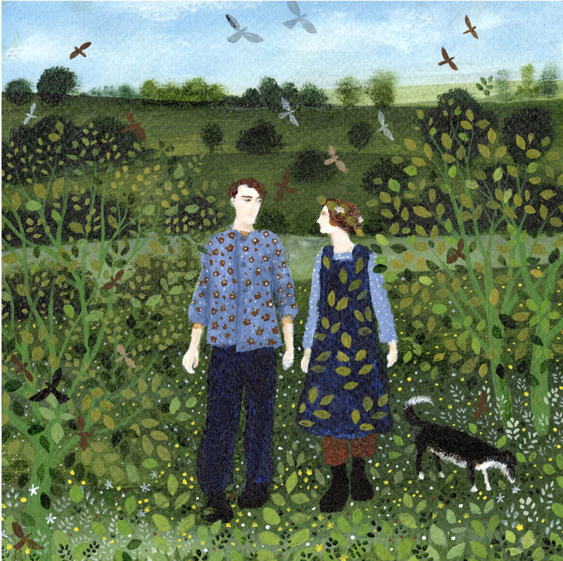 A walk across the field