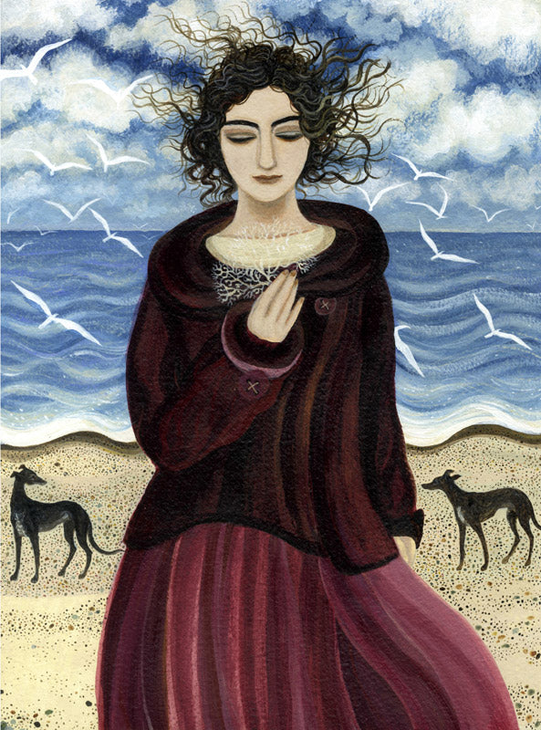 Girl with seaweed