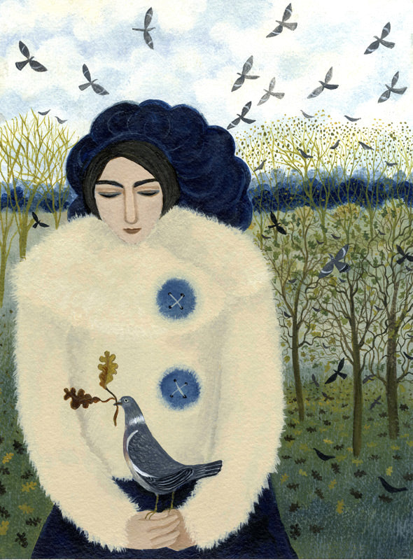 Girl with Pigeon