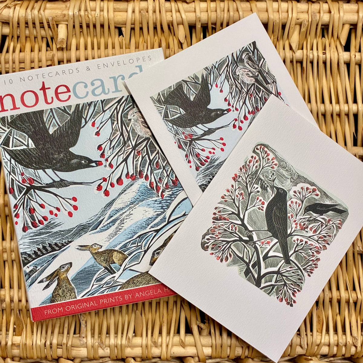 Hares in Conversation & Blackbird and Berries