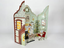 Load image into Gallery viewer, Festive Dutch Gable Advent Calendar.
