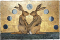 The Hare Moon, with Gold leaf by Jackie Morris