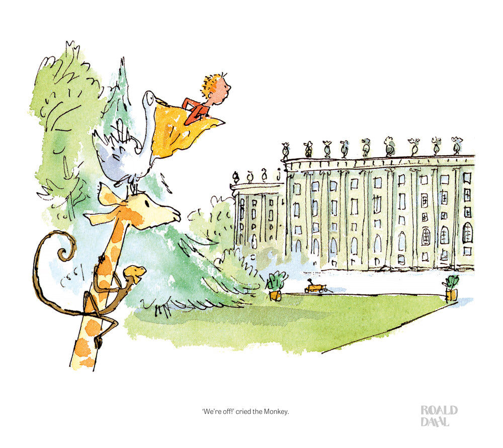 "We're off" Cried the Monkey...