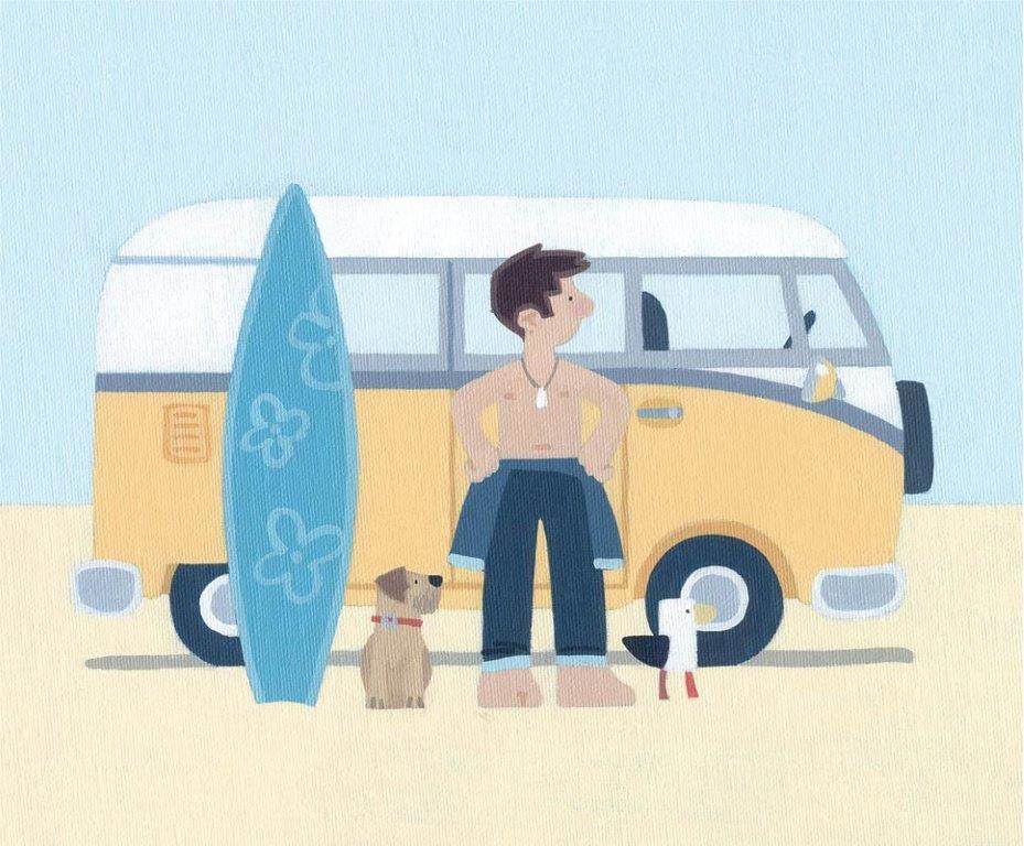 Cool Surf Dude, Bantham Beach
