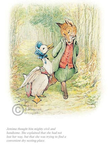 Jemima with Mr Fox