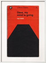 Load image into Gallery viewer, Dave (2001: A Space Odyssey) movie book cover print
