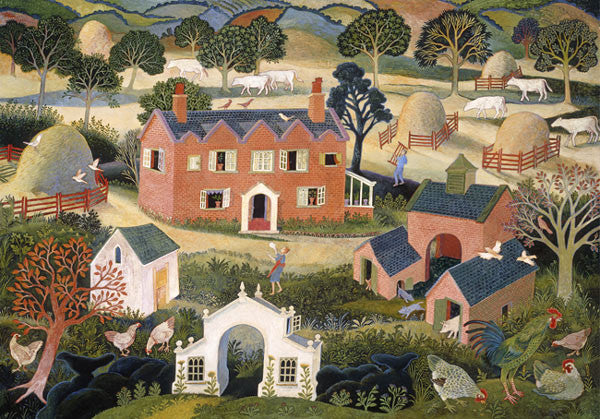 Anna Pugh - Red Brick Farmhouse