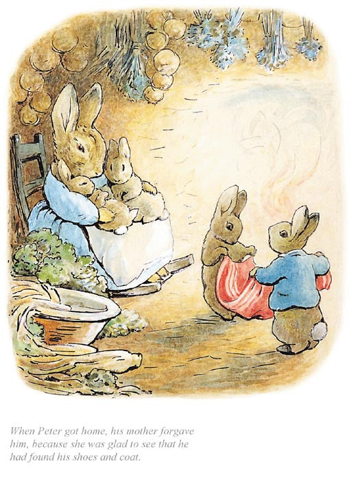 Beatrix Potter - When Peter got home his mother forgave him