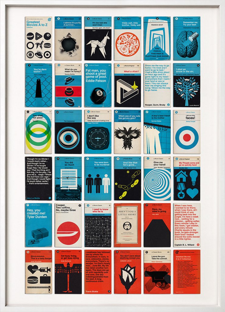 Greatest movie book covers a-z