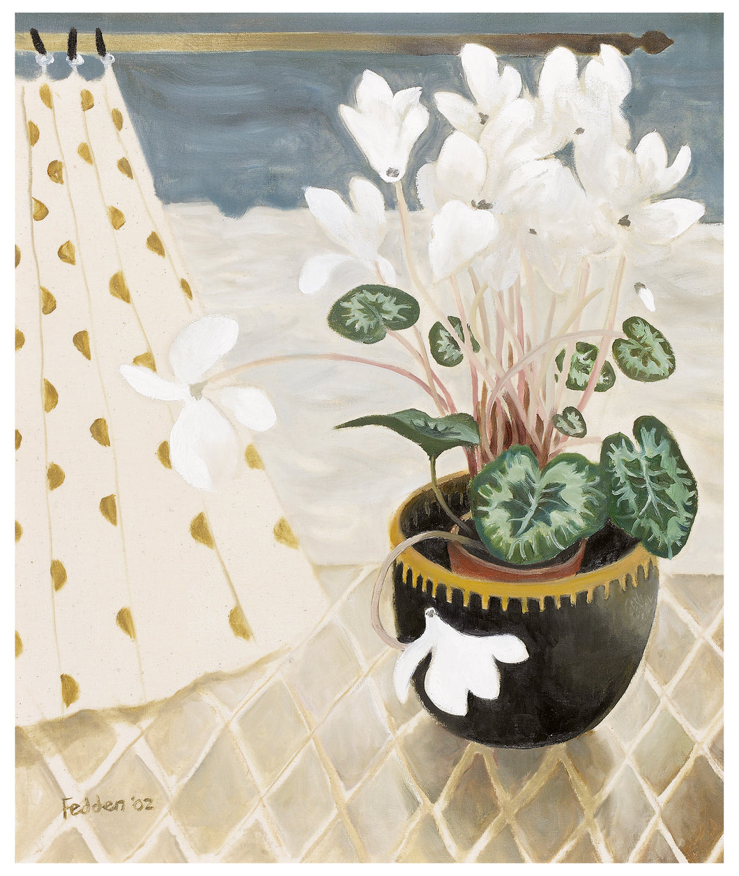 White Cyclamen by Mary Fedden