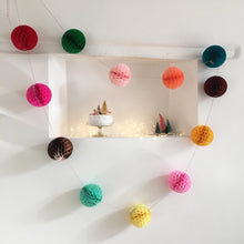 Load image into Gallery viewer, Paper Ball Garland by Petra Boase
