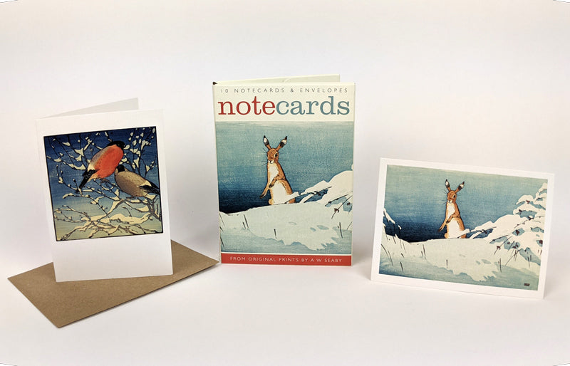 Hare in Snow / Bullfinches