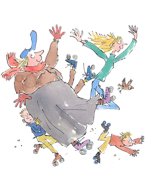 'R is for Roller Skates' By Sir Quentin Blake