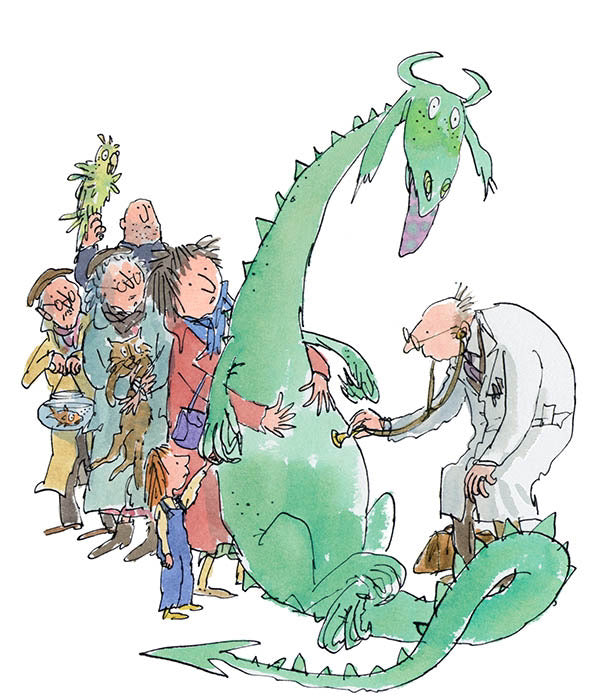'V is for Vets' By Sir Quentin Blake