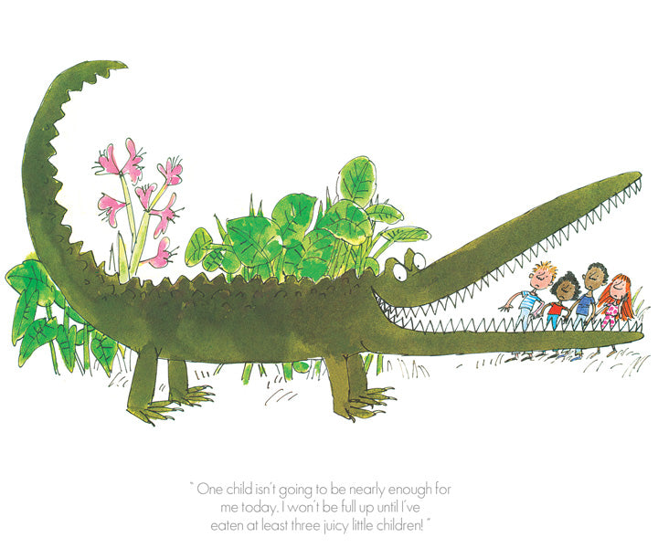 The Enormous crocodile 'One child is not enough' by Quentin Blake